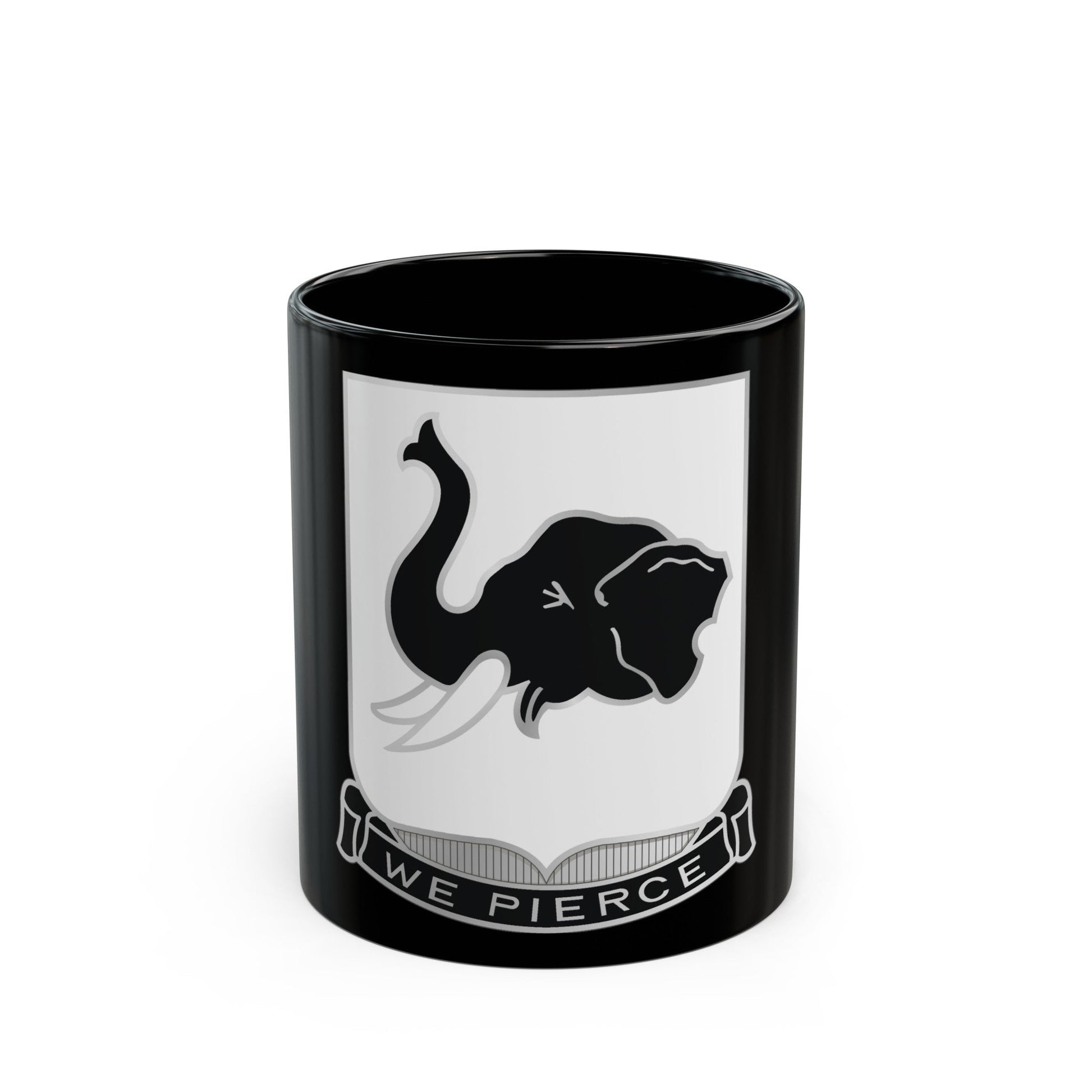 64 Armor Regiment (U.S. Army) Black Coffee Mug-11oz-The Sticker Space