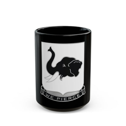 64 Armor Regiment (U.S. Army) Black Coffee Mug-15oz-The Sticker Space