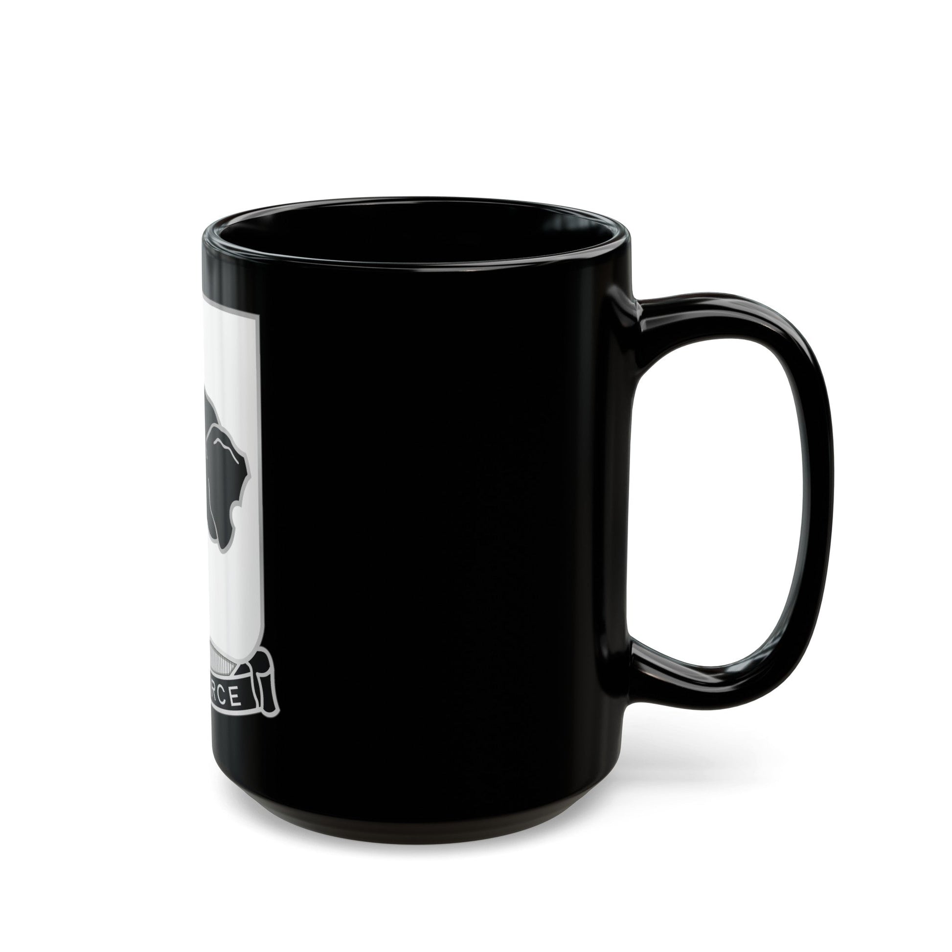 64 Armor Regiment (U.S. Army) Black Coffee Mug-The Sticker Space