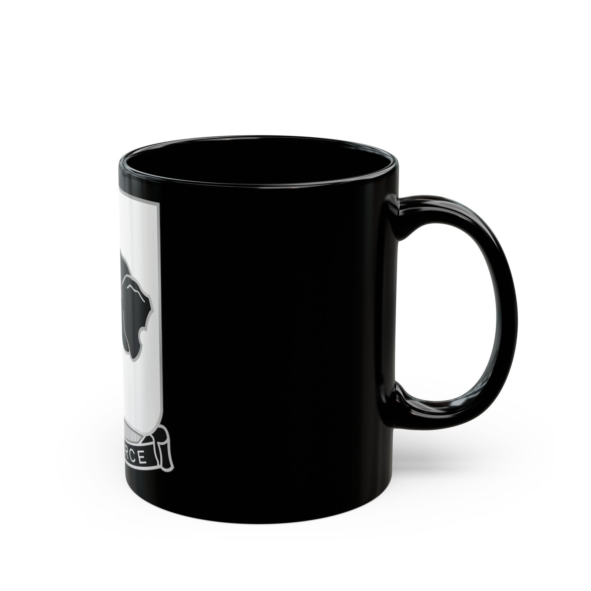 64 Armor Regiment (U.S. Army) Black Coffee Mug-The Sticker Space