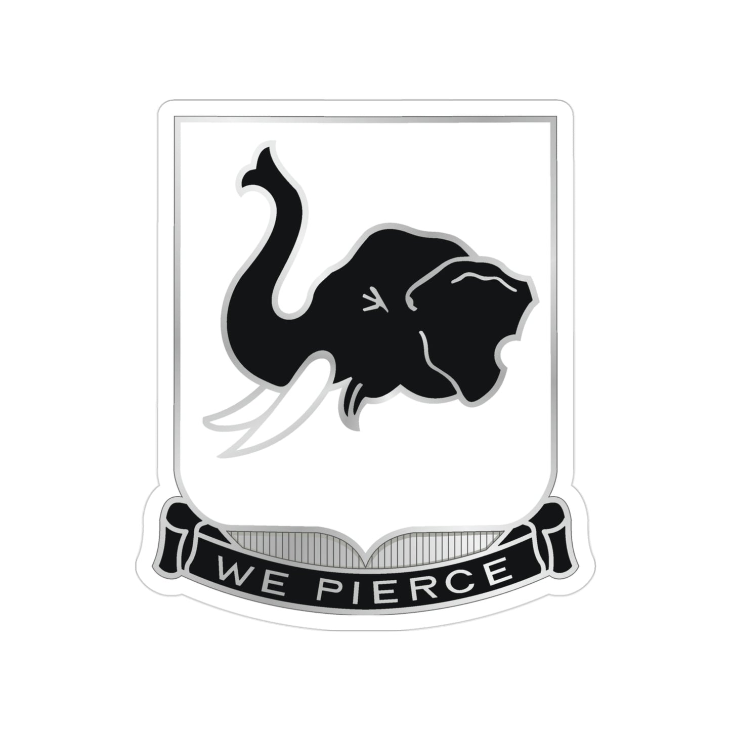 64 Armor Regiment (U.S. Army) Transparent STICKER Die-Cut Vinyl Decal-3 Inch-The Sticker Space