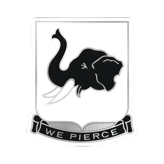 64 Armor Regiment (U.S. Army) STICKER Vinyl Kiss-Cut Decal 2 Inch White - The Sticker Space
