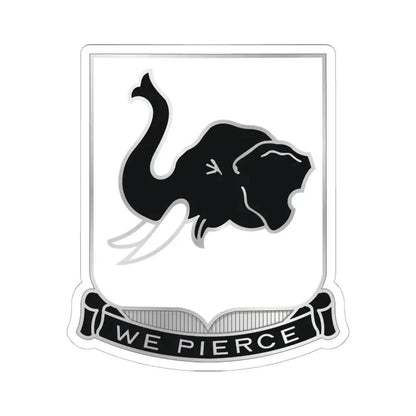 64 Armor Regiment (U.S. Army) STICKER Vinyl Kiss-Cut Decal 6 Inch White - The Sticker Space