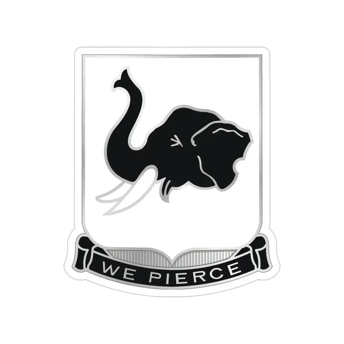 64 Armor Regiment (U.S. Army) Transparent STICKER Die-Cut Vinyl Decal - The Sticker Space