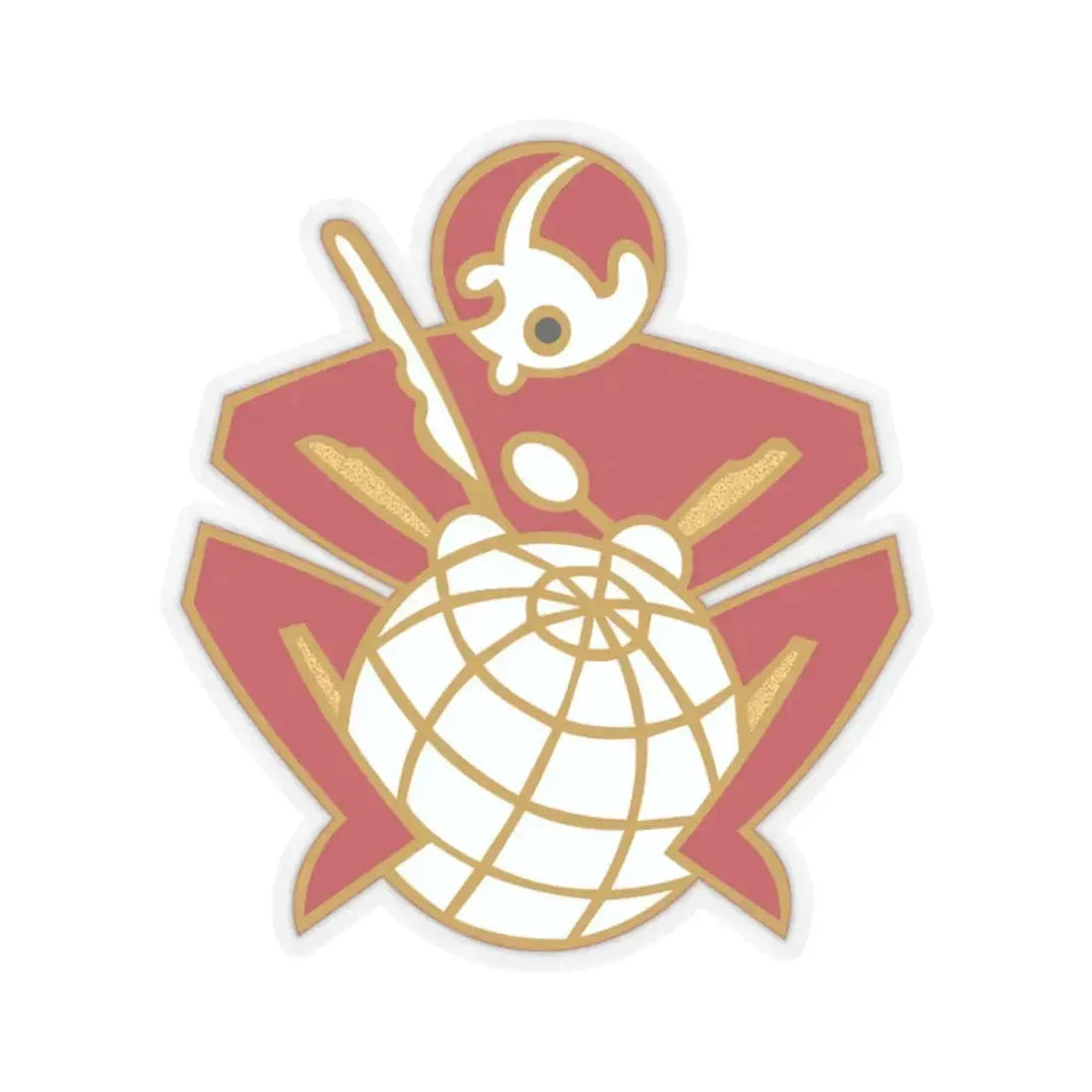 64 Engineer Battalion (U.S. Army) STICKER Vinyl Kiss-Cut Decal 2 Inch Transparent - The Sticker Space