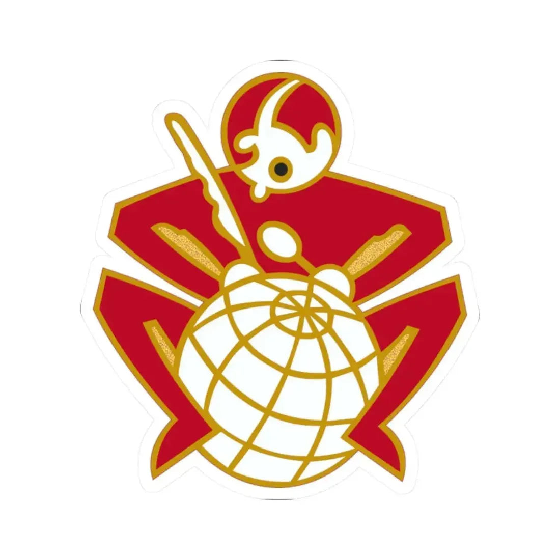 64 Engineer Battalion (U.S. Army) STICKER Vinyl Kiss-Cut Decal 2 Inch White - The Sticker Space