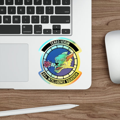 64 Intelligence Squadron AFRC (U.S. Air Force) Holographic STICKER Die-Cut Vinyl Decal-The Sticker Space