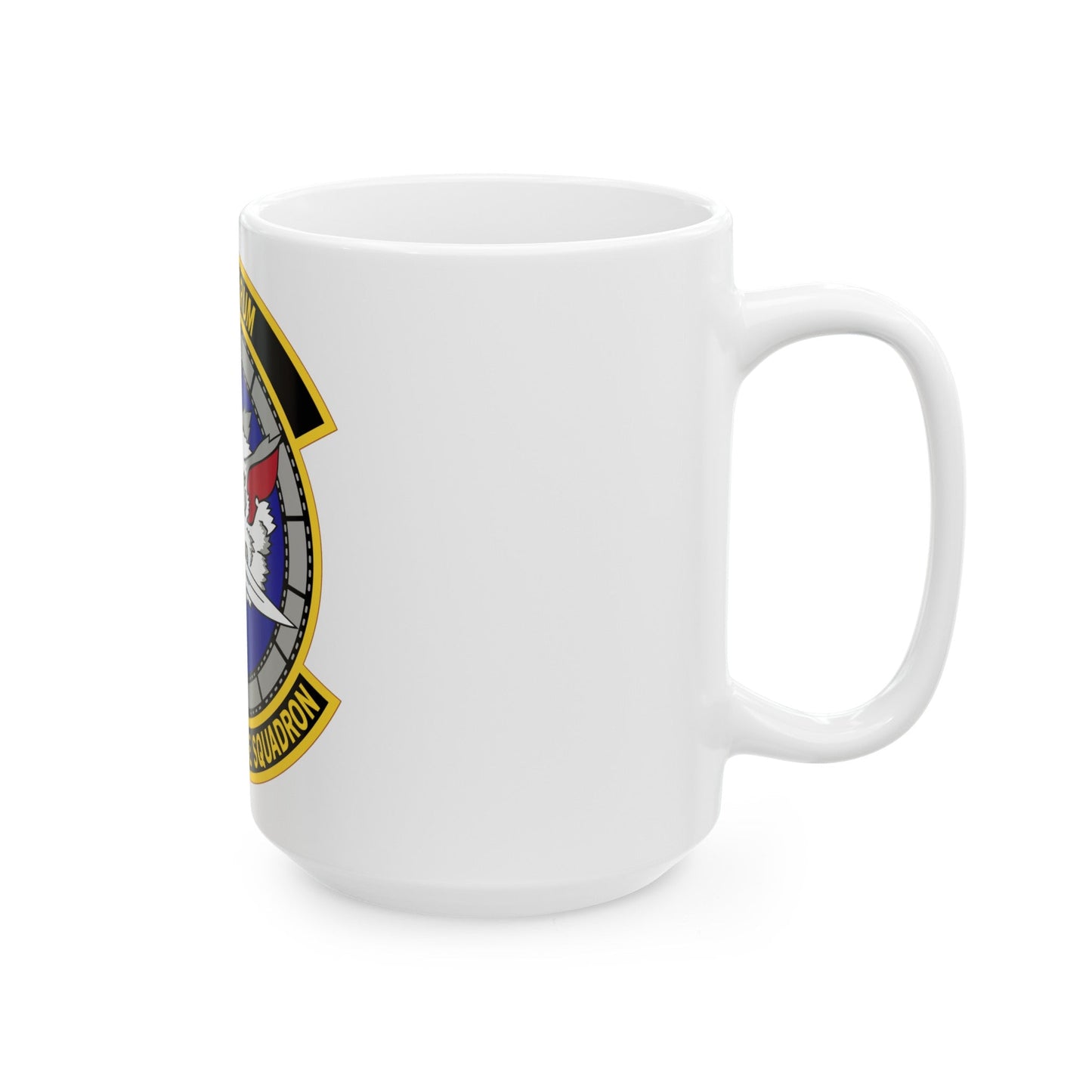 64 Intelligence Squadron AFRC (U.S. Air Force) White Coffee Mug-The Sticker Space