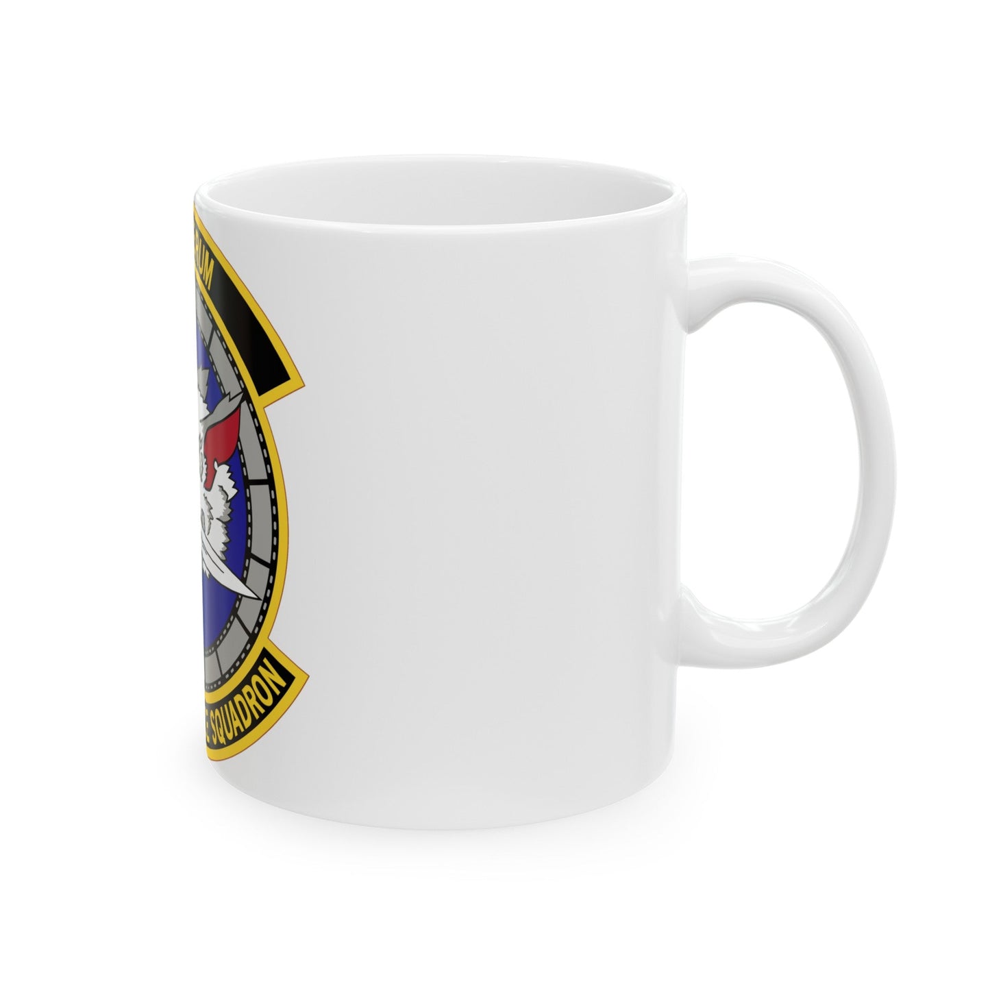 64 Intelligence Squadron AFRC (U.S. Air Force) White Coffee Mug-The Sticker Space