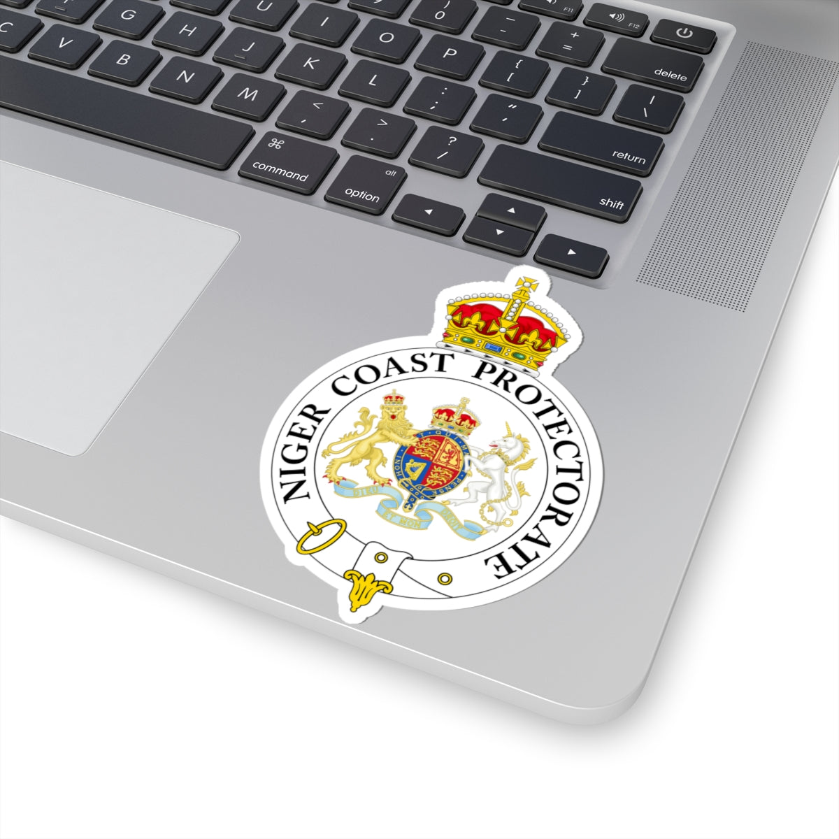 Badge of the Niger Coast Protectorate (Niger) (Coat of Arms) STICKER Vinyl Kiss-Cut Decal