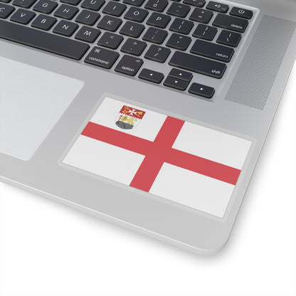 Flag of the Diocese of Gibraltar in Europe (Belgium) STICKER Vinyl Kiss-Cut Decal