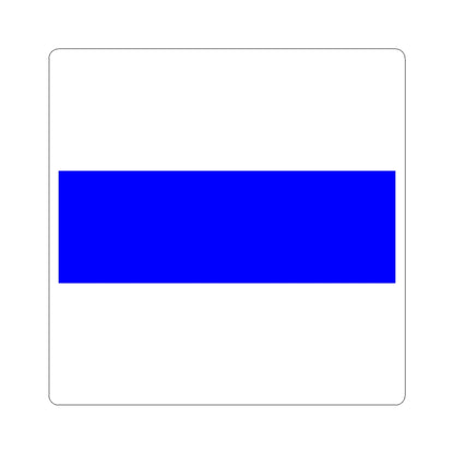 Flag of Zug (Switzerland) STICKER Vinyl Kiss-Cut Decal