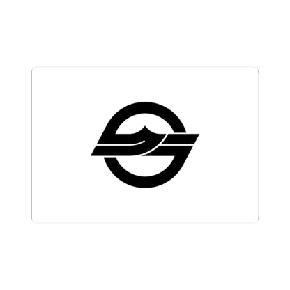 Flag of Kurashiki Okayama (Japan) STICKER Vinyl Kiss-Cut Decal
