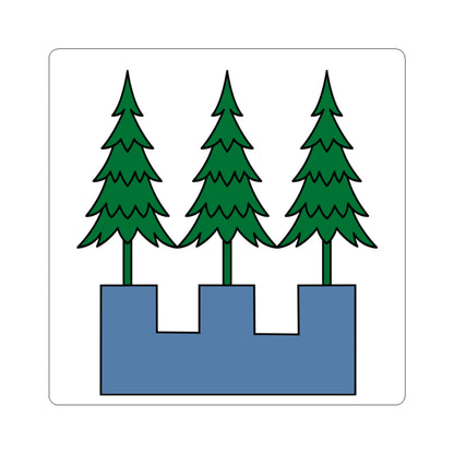 CHE Wald ZH 1910 Flag (Switzerland) STICKER Vinyl Kiss-Cut Decal