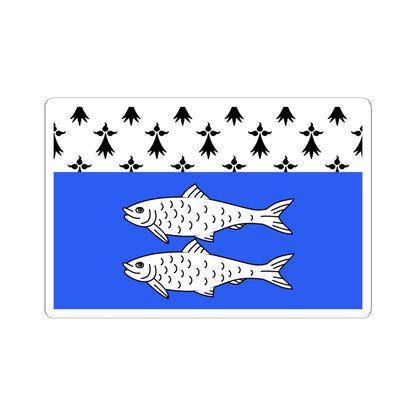 Flag of Binic (France) STICKER Vinyl Kiss-Cut Decal