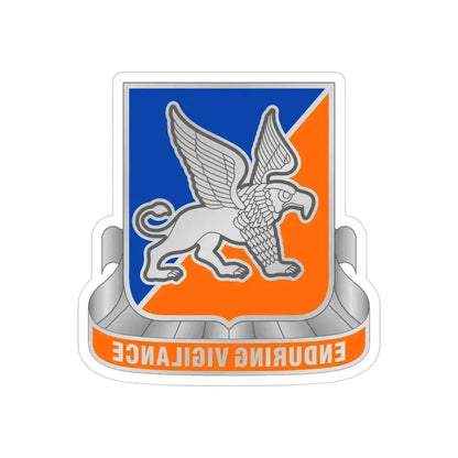 641 Aviation Regiment (U.S. Army) REVERSE PRINT Transparent Die-Cut STICKER 3 Inch Die-Cut Transparent - The Sticker Space