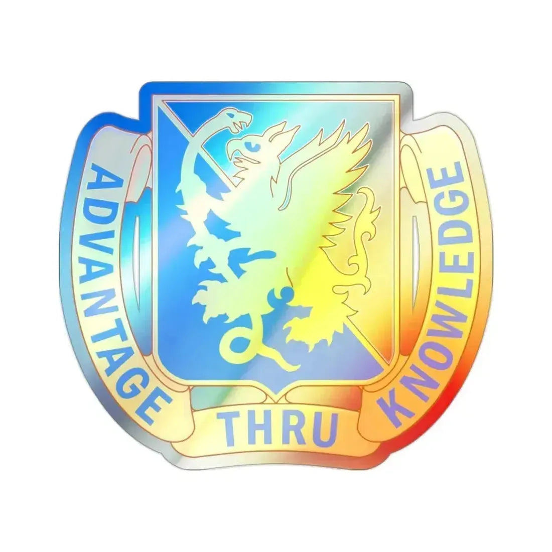 641 Medical Battalion (U.S. Army) Holographic STICKER Die-Cut Vinyl Decal 2 Inch Holographic - The Sticker Space