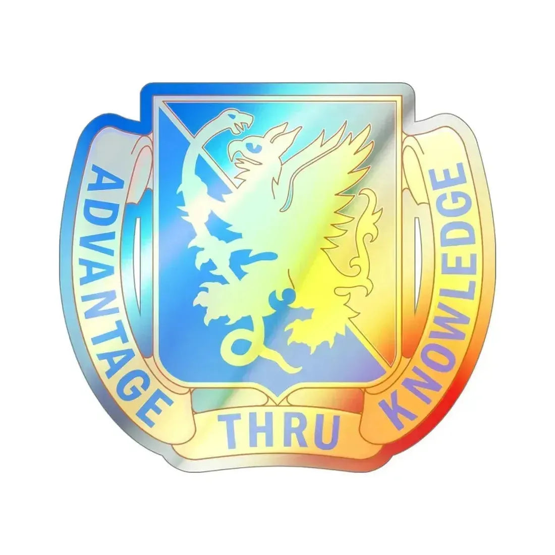 641 Medical Battalion (U.S. Army) Holographic STICKER Die-Cut Vinyl Decal 4 Inch Holographic - The Sticker Space