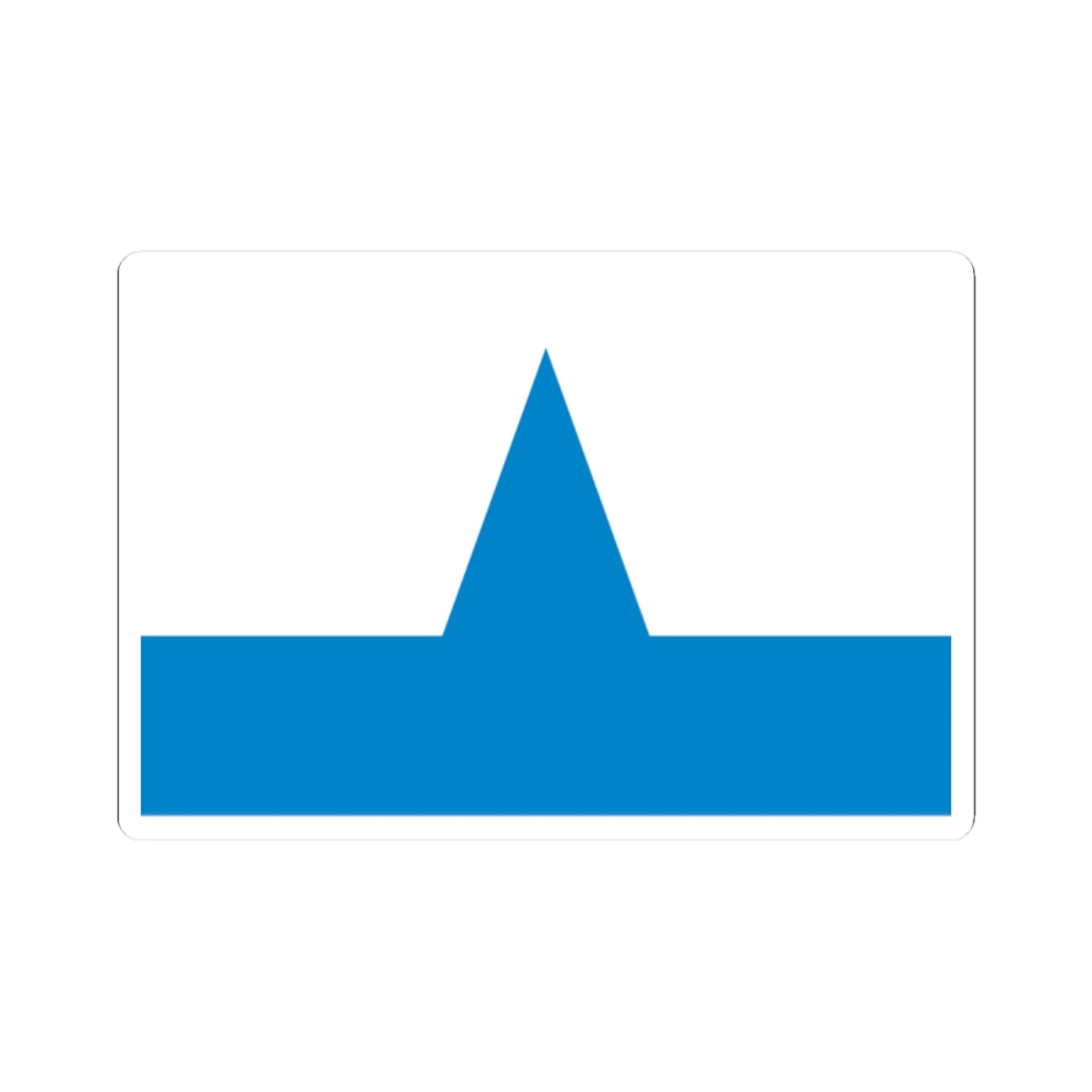 Flag of Lesja (Norway) STICKER Vinyl Kiss-Cut Decal