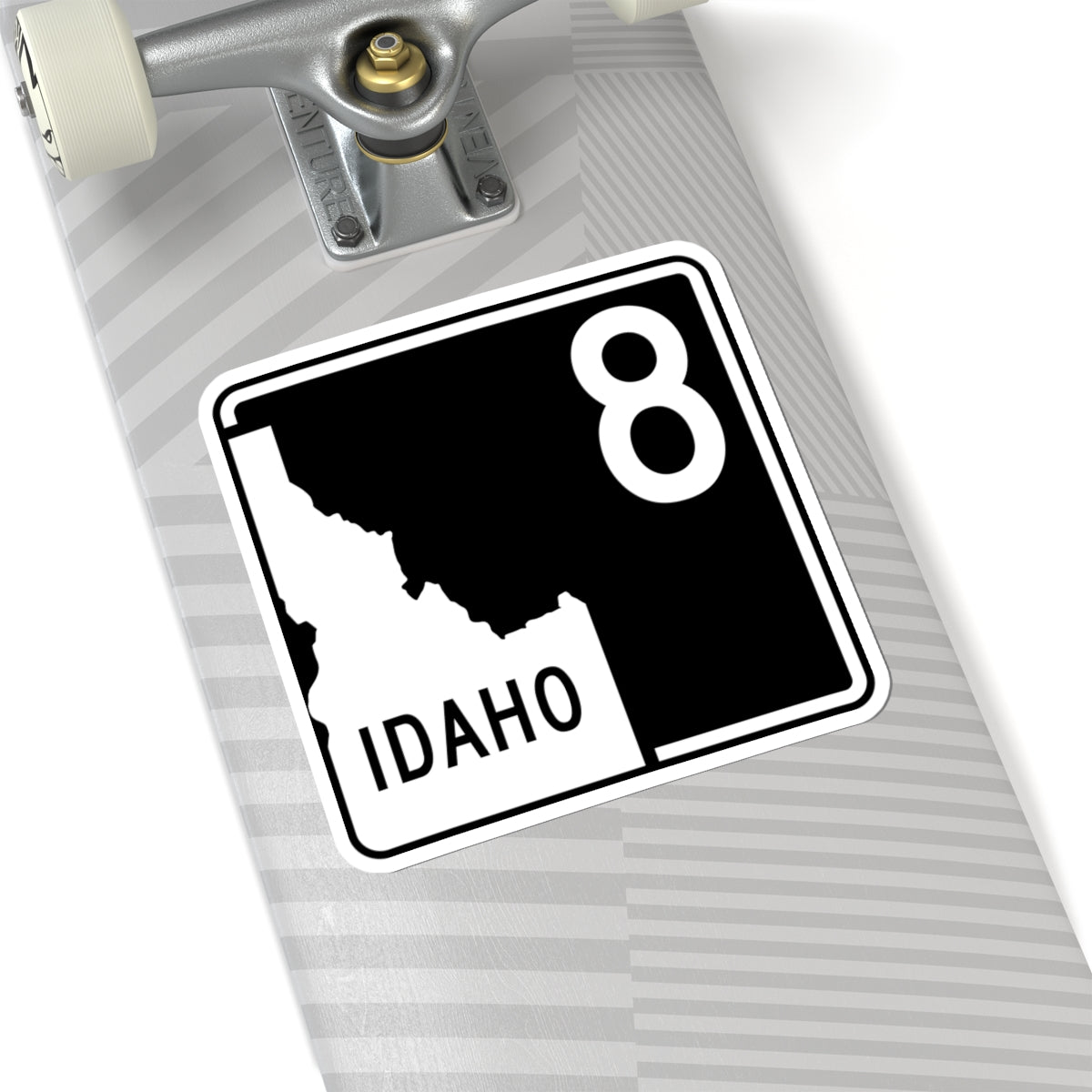 ID-8 (Idaho) (Road Sign) STICKER Vinyl Kiss-Cut Decal