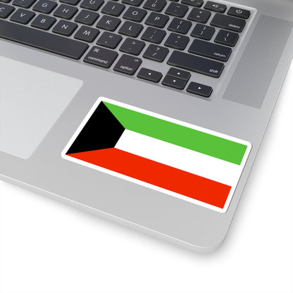Flag of Kuwait WFB 2000 (Kuwait) STICKER Vinyl Kiss-Cut Decal