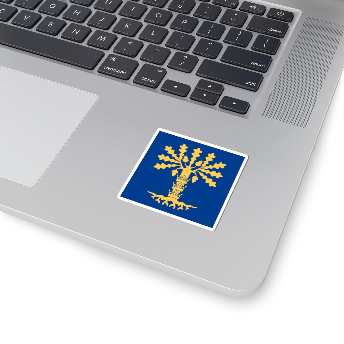 Blekinge lan vapenflagga (Sweden) STICKER Vinyl Kiss-Cut Decal