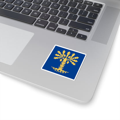 Blekinge lan vapenflagga (Sweden) STICKER Vinyl Kiss-Cut Decal