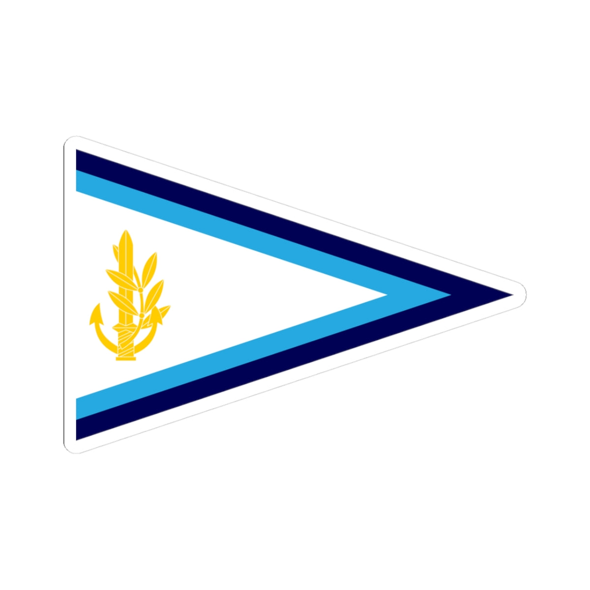 Senior Officers Pendant of the Israeli Navy (Israel) STICKER Vinyl Kiss-Cut Decal