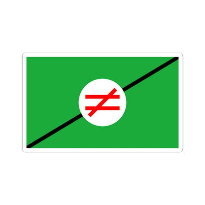 Flag of Pan-Iranist-Party (Iran) STICKER Vinyl Kiss-Cut Decal