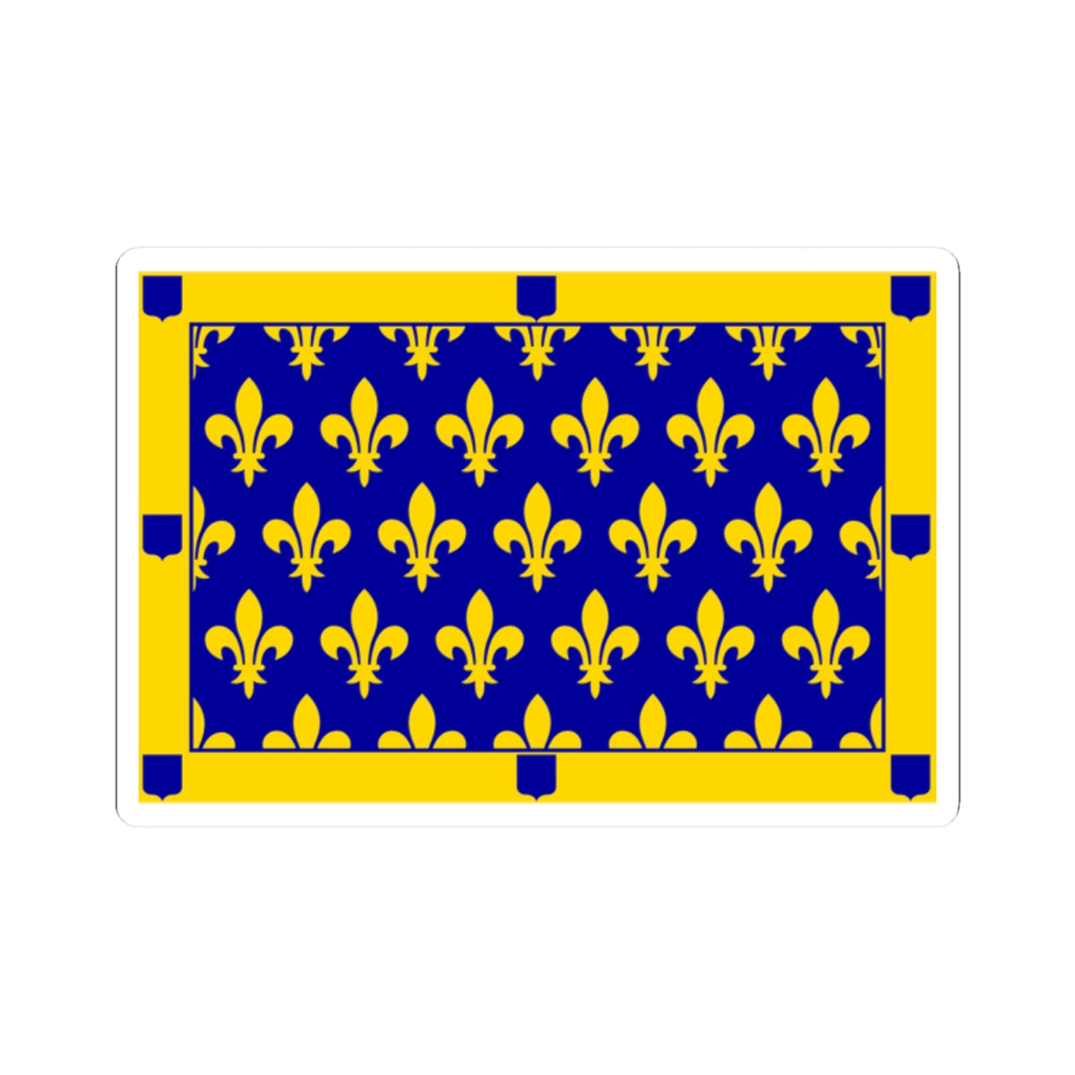 Flag of Ardeche (France) STICKER Vinyl Kiss-Cut Decal