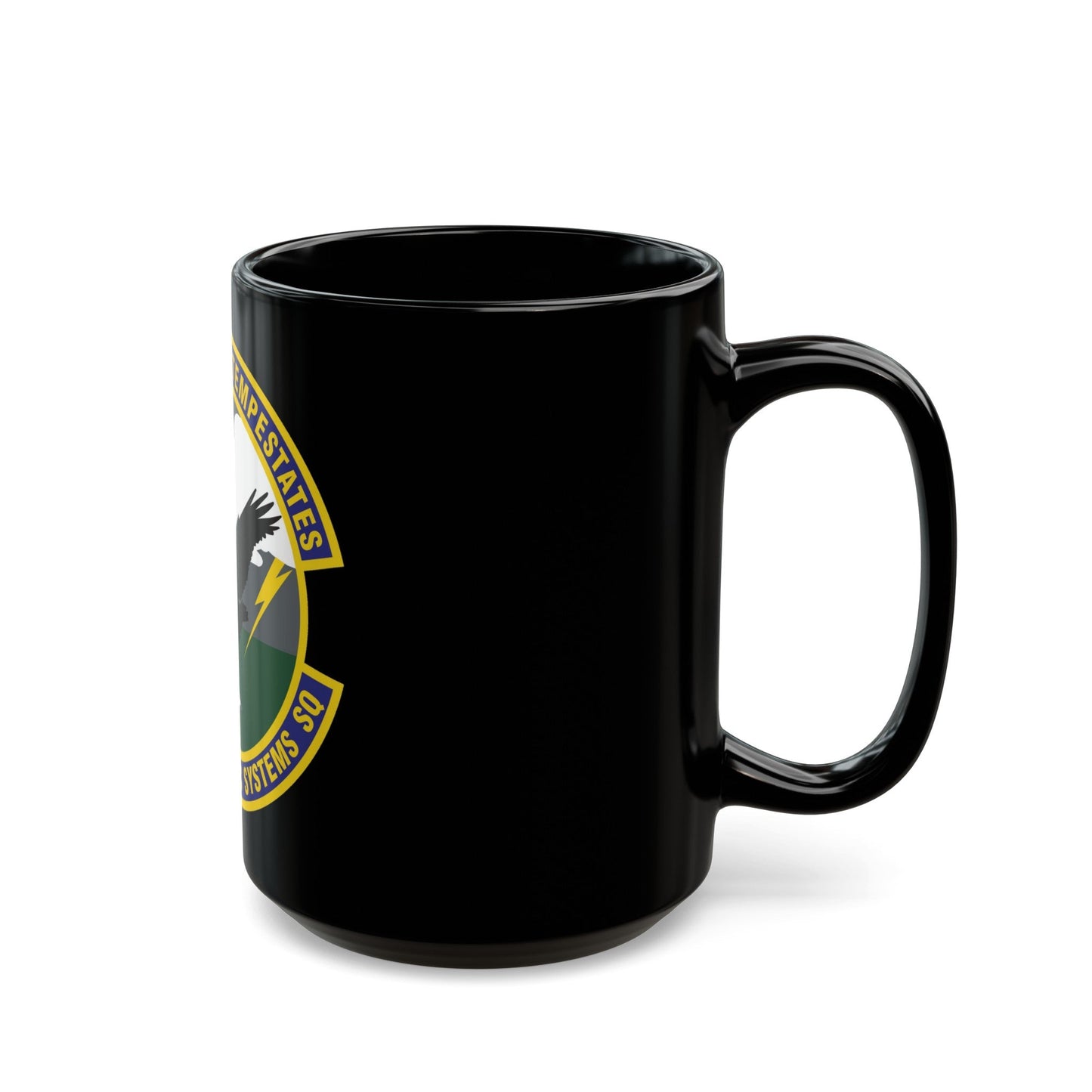 641st Electronic Systems Squadron (U.S. Air Force) Black Coffee Mug-The Sticker Space