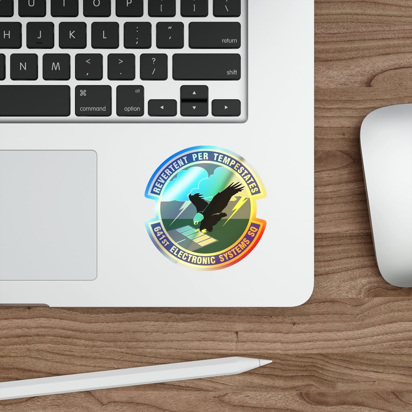 641st Electronic Systems Squadron (U.S. Air Force) Holographic STICKER Die-Cut Vinyl Decal-The Sticker Space