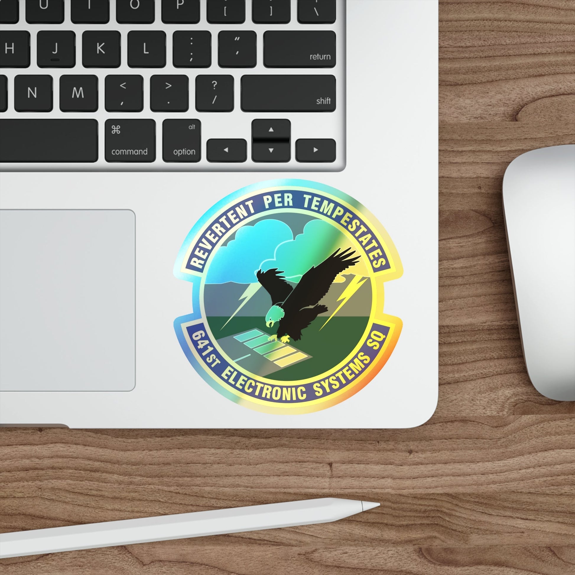 641st Electronic Systems Squadron (U.S. Air Force) Holographic STICKER Die-Cut Vinyl Decal-The Sticker Space