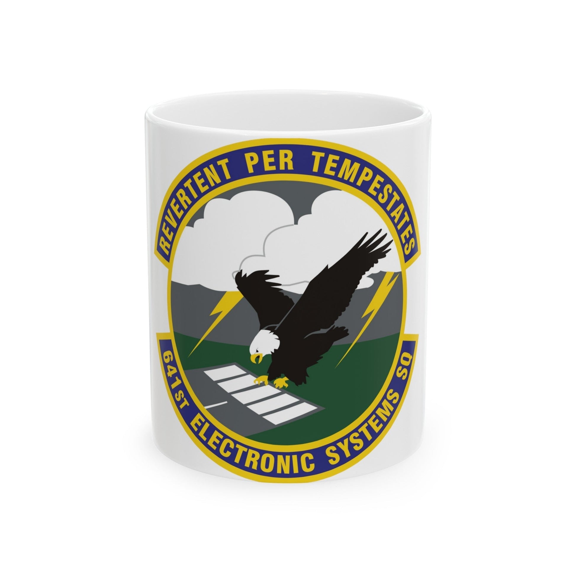 641st Electronic Systems Squadron (U.S. Air Force) White Coffee Mug-11oz-The Sticker Space