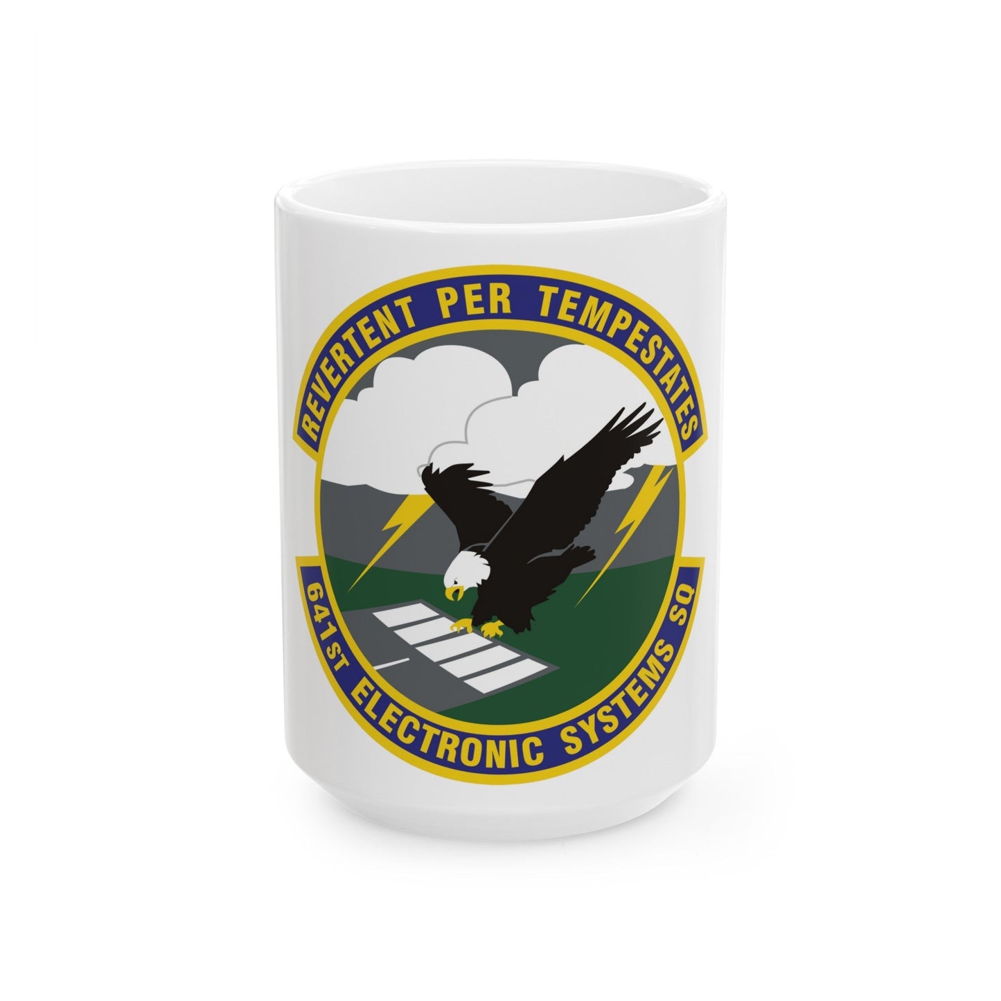 641st Electronic Systems Squadron (U.S. Air Force) White Coffee Mug-15oz-The Sticker Space