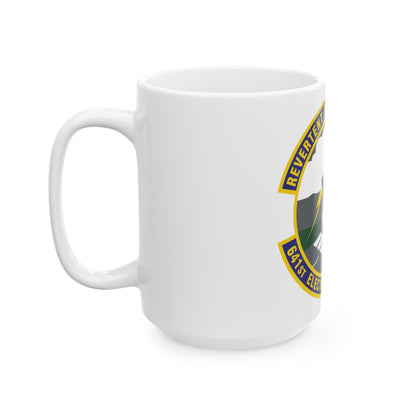 641st Electronic Systems Squadron (U.S. Air Force) White Coffee Mug-The Sticker Space