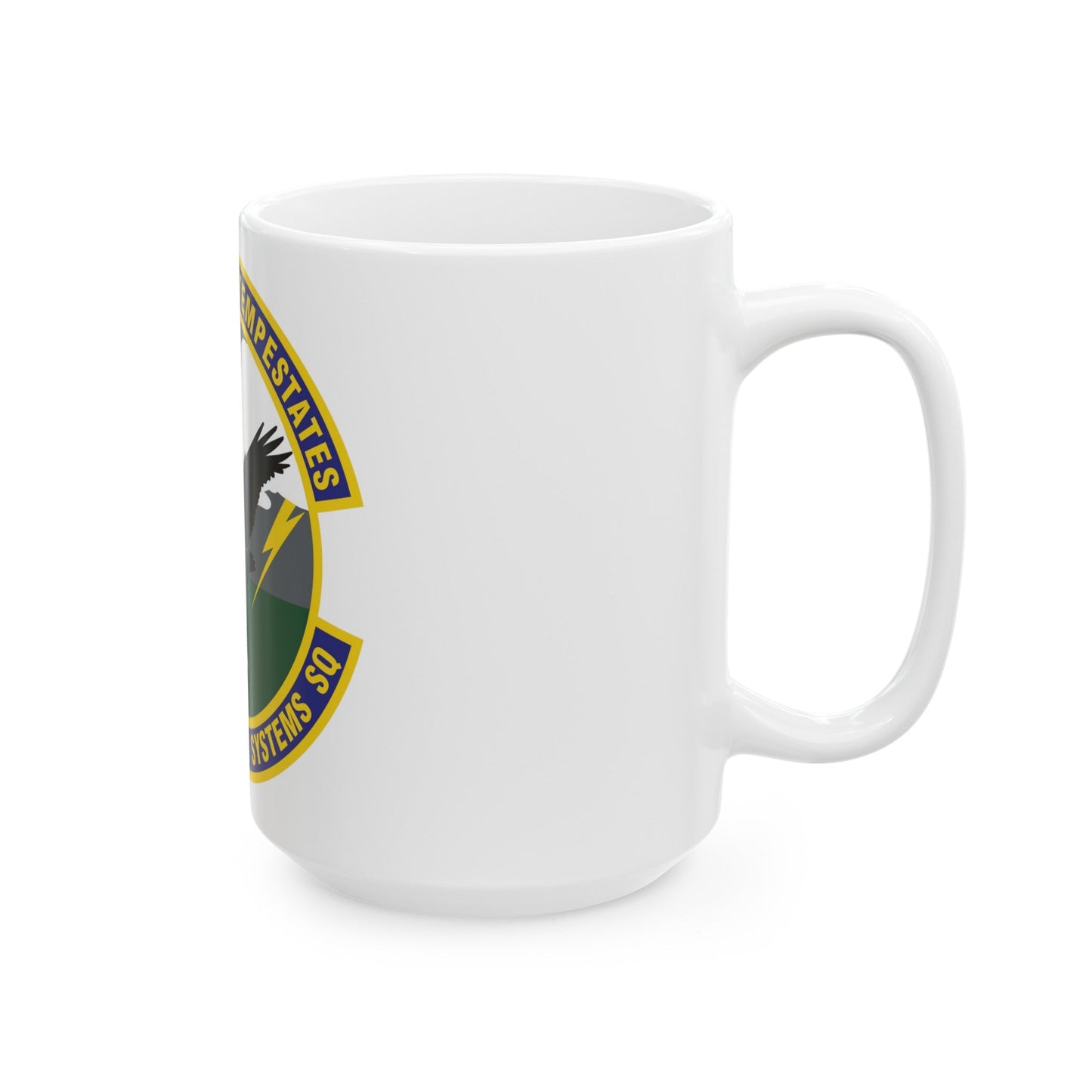 641st Electronic Systems Squadron (U.S. Air Force) White Coffee Mug-The Sticker Space