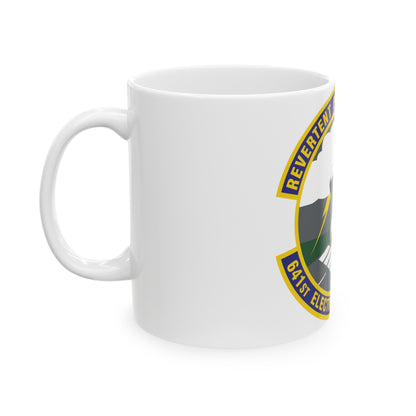 641st Electronic Systems Squadron (U.S. Air Force) White Coffee Mug-The Sticker Space