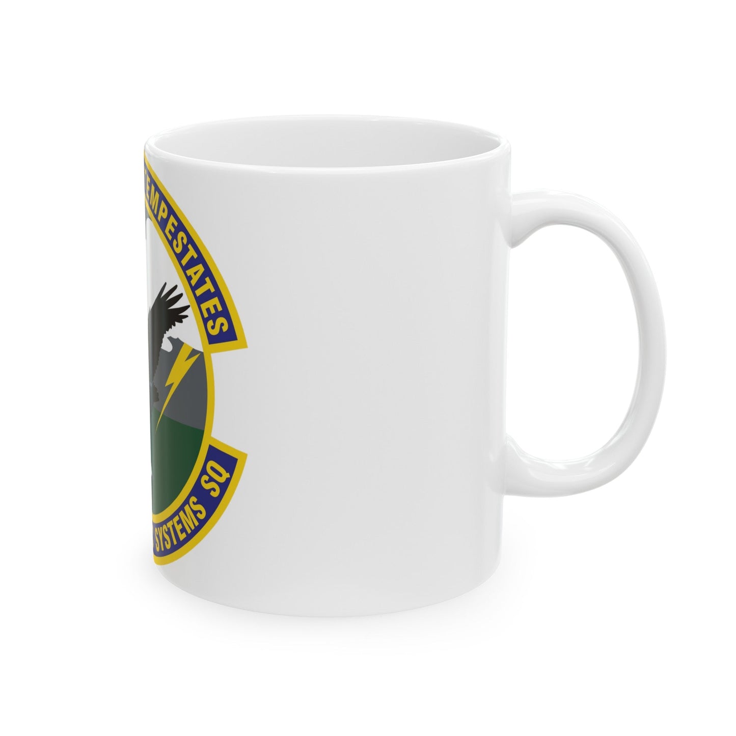 641st Electronic Systems Squadron (U.S. Air Force) White Coffee Mug-The Sticker Space