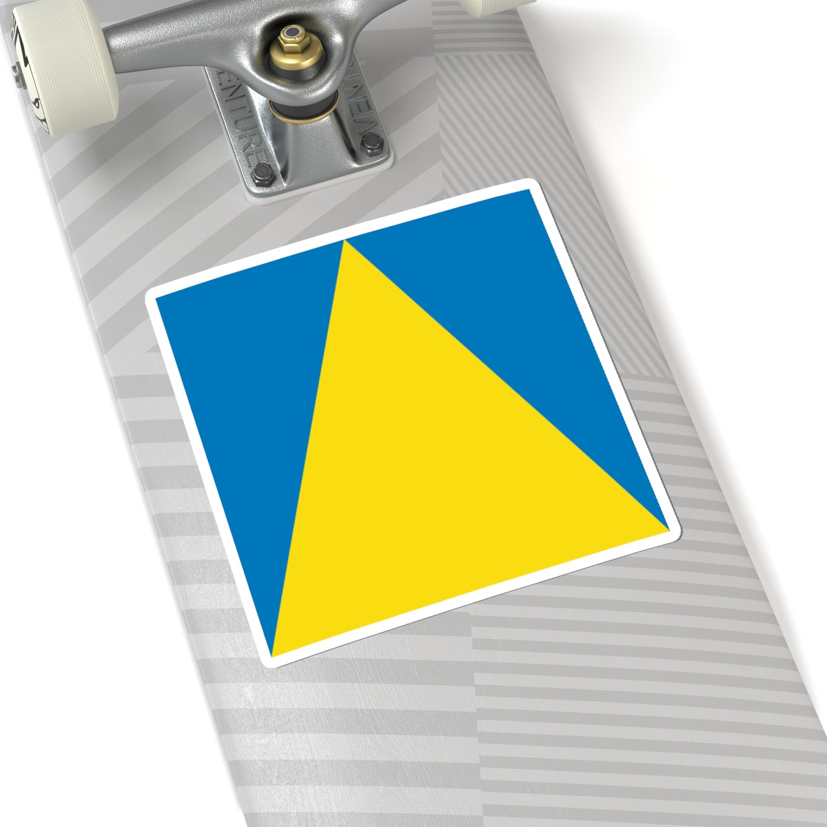 Flag of Novyi Rozdil (Ukraine) STICKER Vinyl Kiss-Cut Decal
