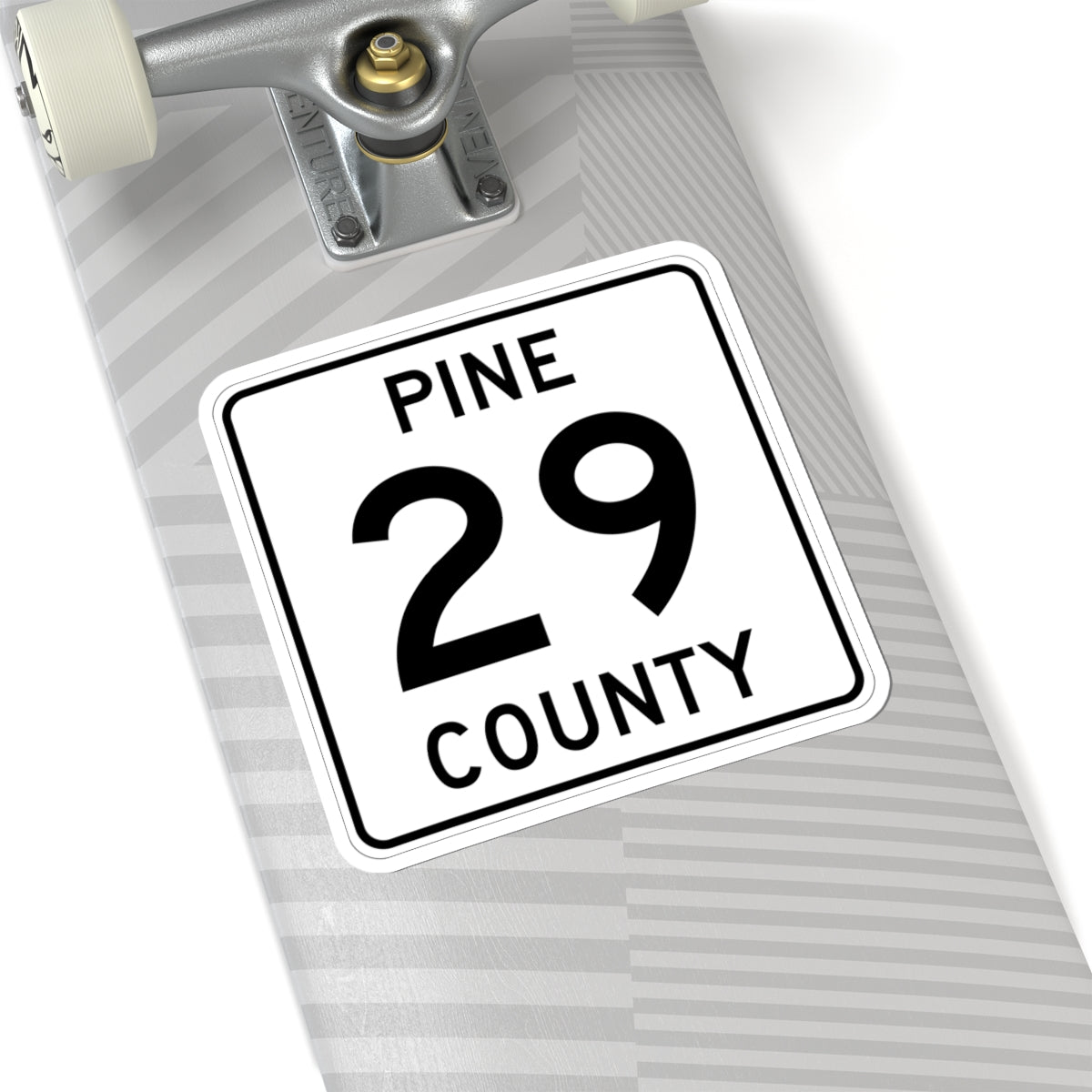 Pine County Route 29 MN (Minnesota) (Road Sign) STICKER Vinyl Kiss-Cut Decal