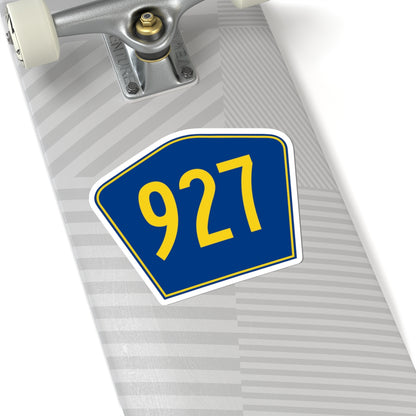 PR secondary 927 (Puerto Rico) (Road Sign) STICKER Vinyl Kiss-Cut Decal