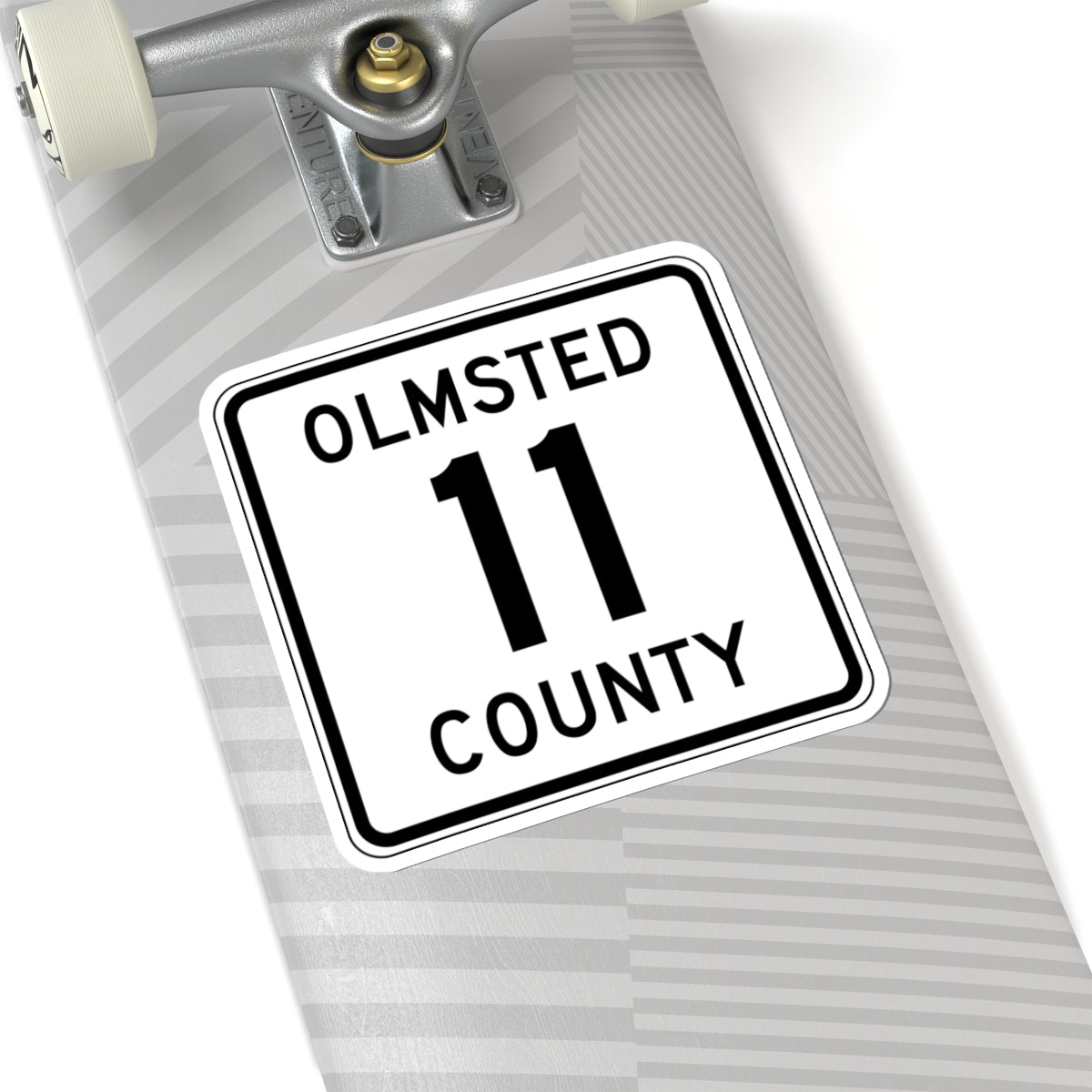 Olmsted County Route 11 (Minnesota) (Road Sign) STICKER Vinyl Kiss-Cut Decal