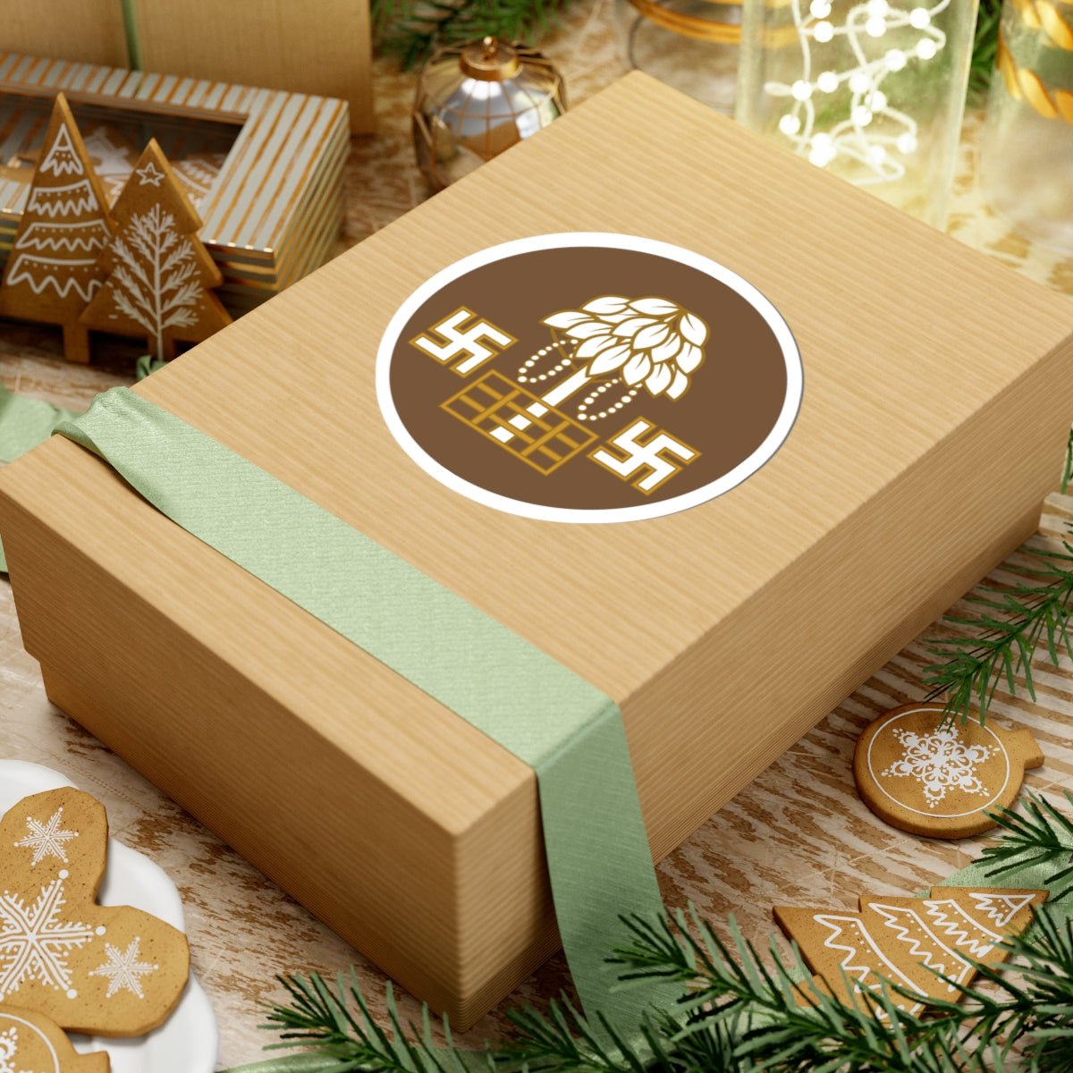 Badge of British Bihar and Orissa (India) (Coat of Arms) STICKER Vinyl Kiss-Cut Decal