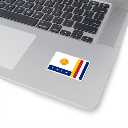 Flag of Vargas State (Venezuela) STICKER Vinyl Kiss-Cut Decal