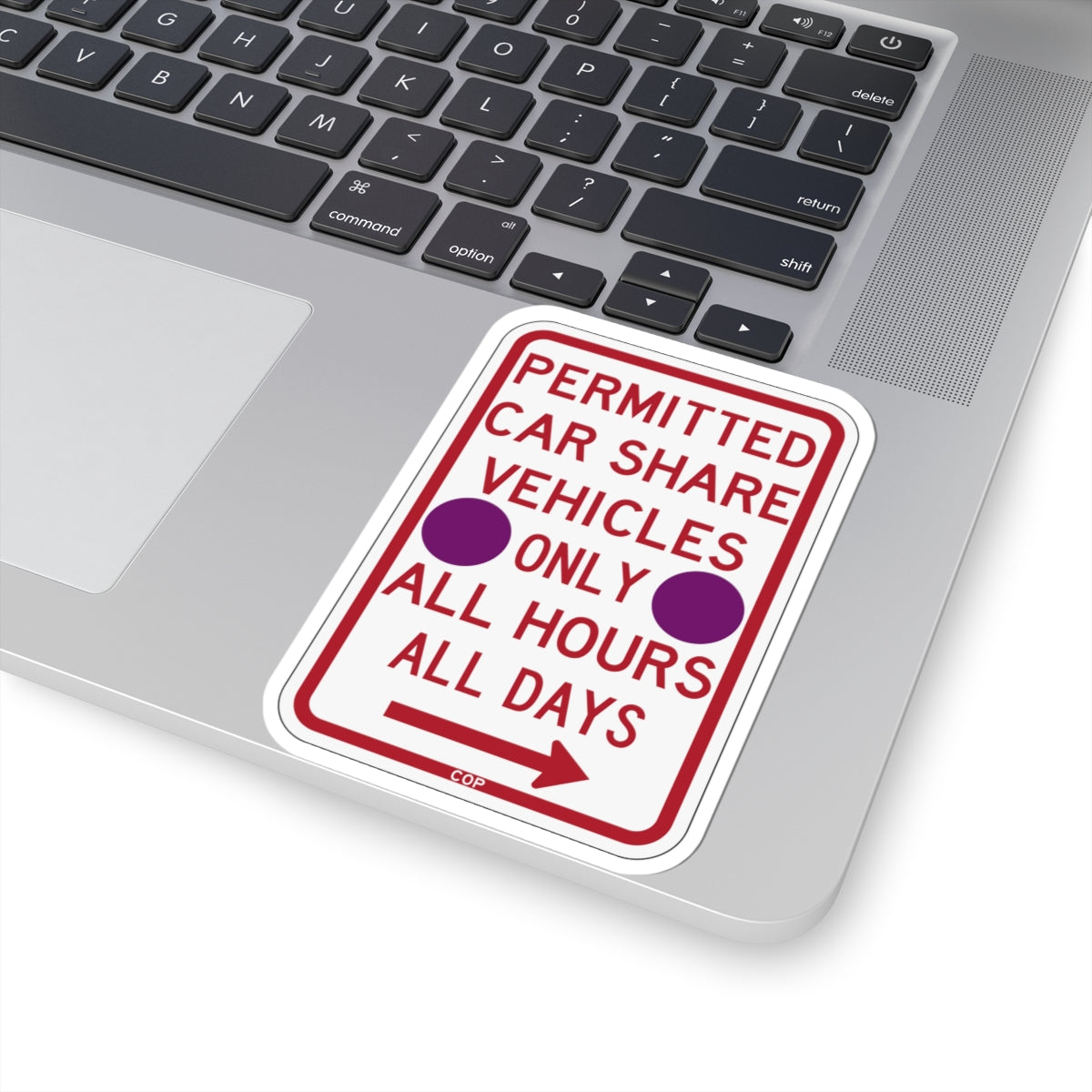 PBOT Road sign P4500R-P (Oregon) (Road Sign) STICKER Vinyl Kiss-Cut Decal