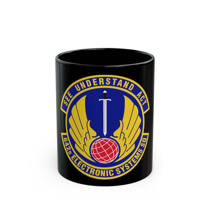 642d Electronic Systems Squadron (U.S. Air Force) Black Coffee Mug-11oz-The Sticker Space