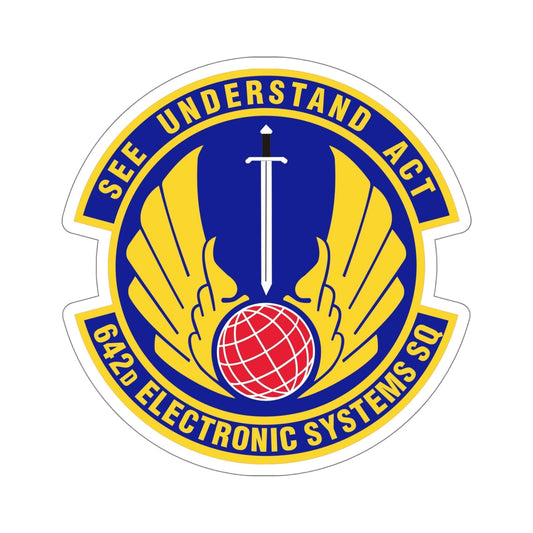 642d Electronic Systems Squadron (U.S. Air Force) STICKER Vinyl Die-Cut Decal-6 Inch-The Sticker Space