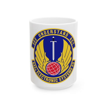 642d Electronic Systems Squadron (U.S. Air Force) White Coffee Mug-15oz-The Sticker Space