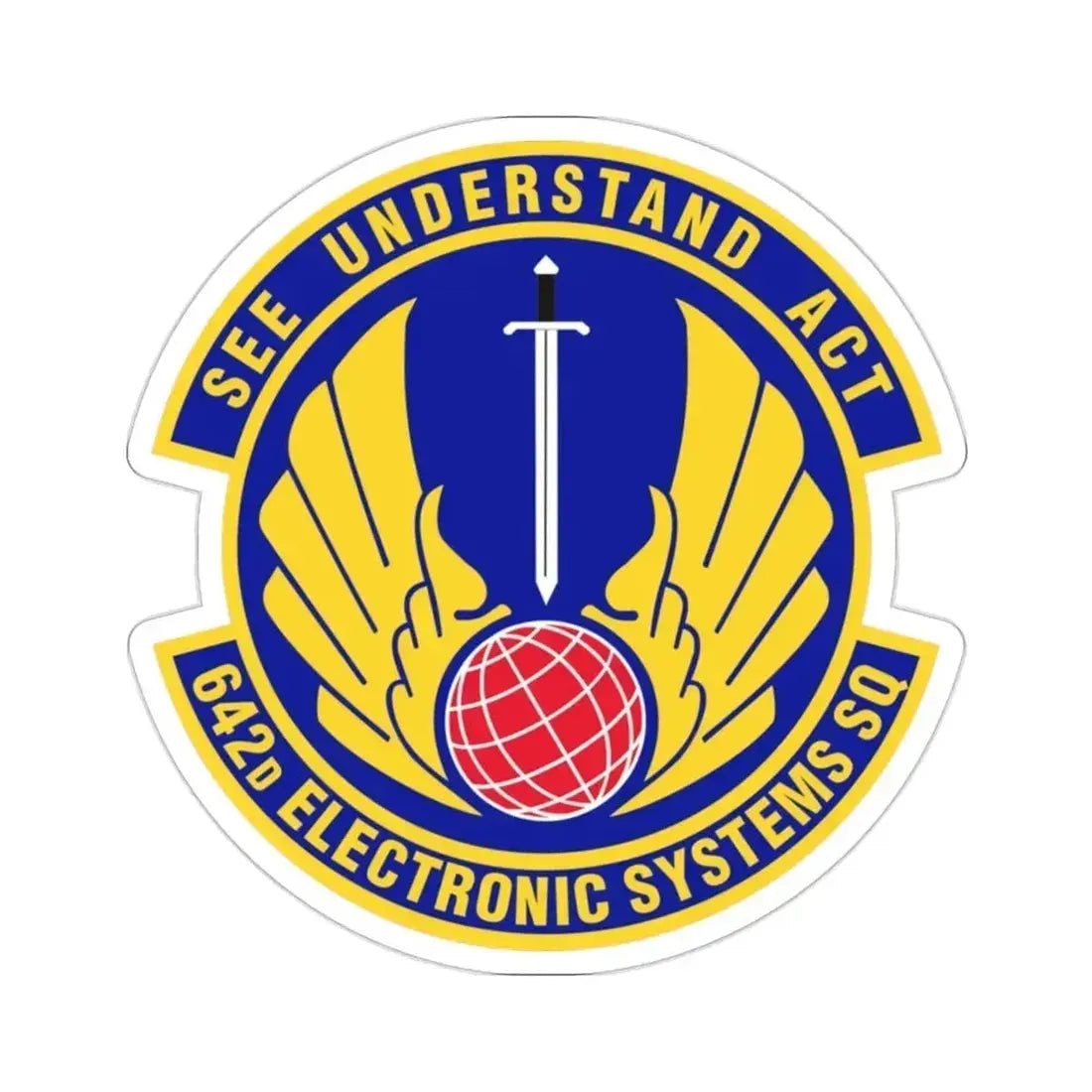 642d Electronic Systems Squadron (U.S. Air Force) STICKER Vinyl Die-Cut Decal 2 Inch - The Sticker Space